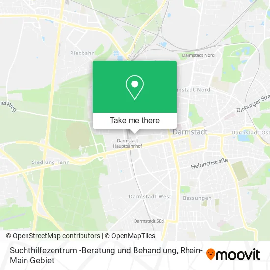 Карта Suchthilfezentrum -Beratung und Behandlung