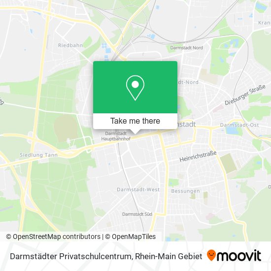 Darmstädter Privatschulcentrum map