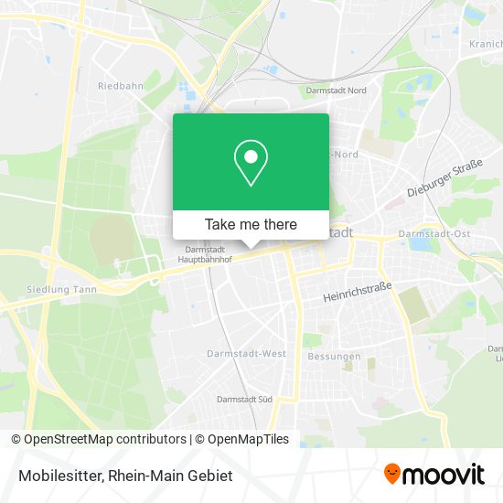 Mobilesitter map