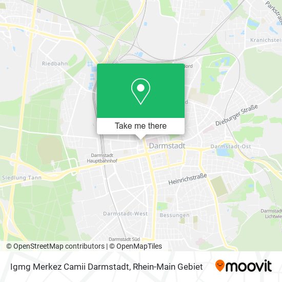 Igmg Merkez Camii Darmstadt map
