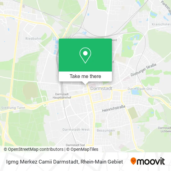 Igmg Merkez Camii Darmstadt map