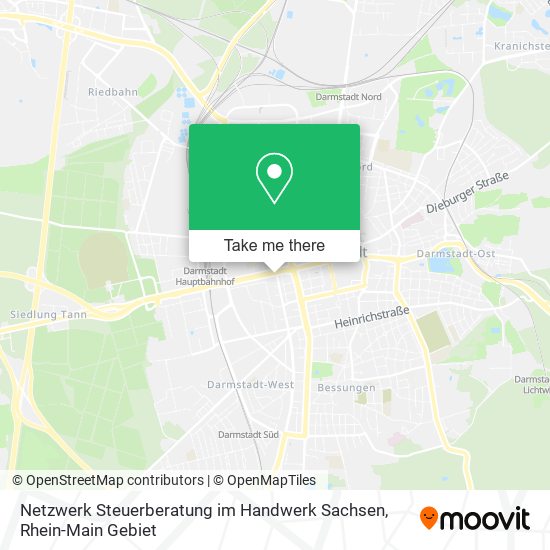 Netzwerk Steuerberatung im Handwerk Sachsen map