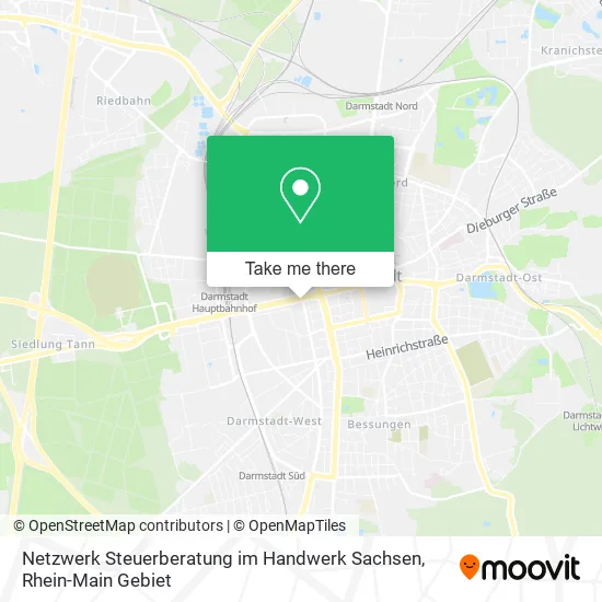 Карта Netzwerk Steuerberatung im Handwerk Sachsen