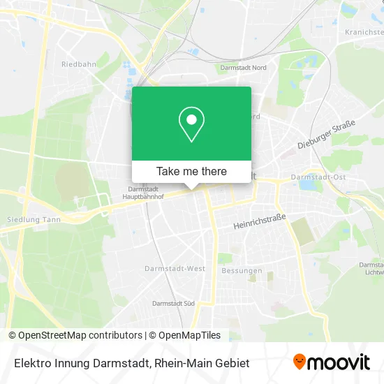 Карта Elektro Innung Darmstadt