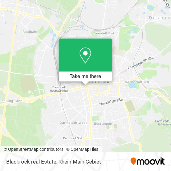 Карта Blackrock real Estate