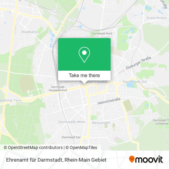 Ehrenamt für Darmstadt map
