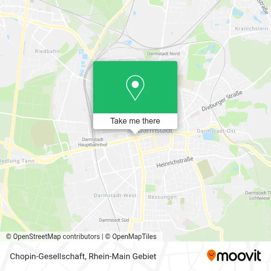 Chopin-Gesellschaft map
