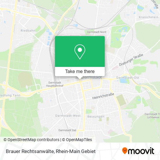 Brauer Rechtsanwälte map
