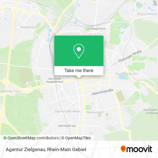 Карта Agentur Zielgenau