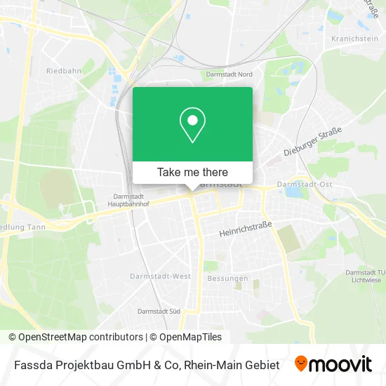 Карта Fassda Projektbau GmbH & Co