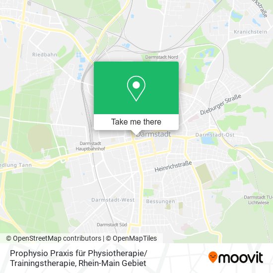 Prophysio Praxis für Physiotherapie/ Trainingstherapie map
