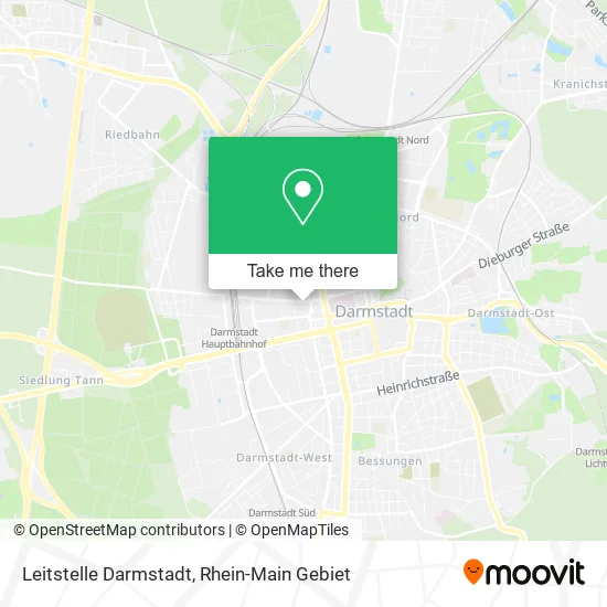 Карта Leitstelle Darmstadt