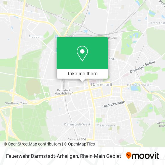 Feuerwehr Darmstadt-Arheilgen map