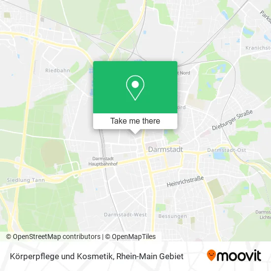 Карта Körperpflege und Kosmetik
