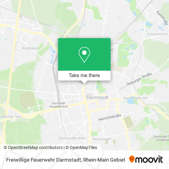 Карта Freiwillige Feuerwehr Darmstadt