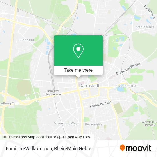 Карта Familien-Willkommen