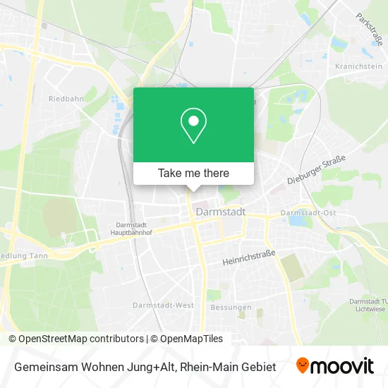 Карта Gemeinsam Wohnen Jung+Alt