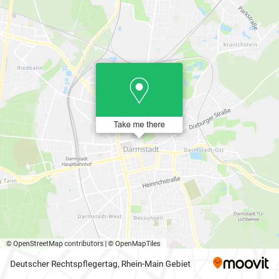 Карта Deutscher Rechtspflegertag