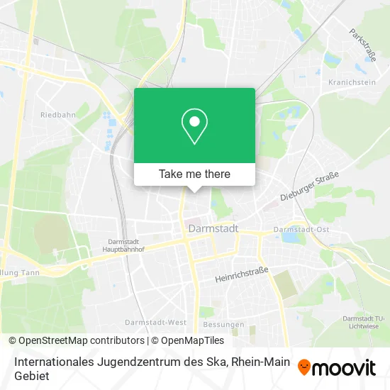 Карта Internationales Jugendzentrum des Ska
