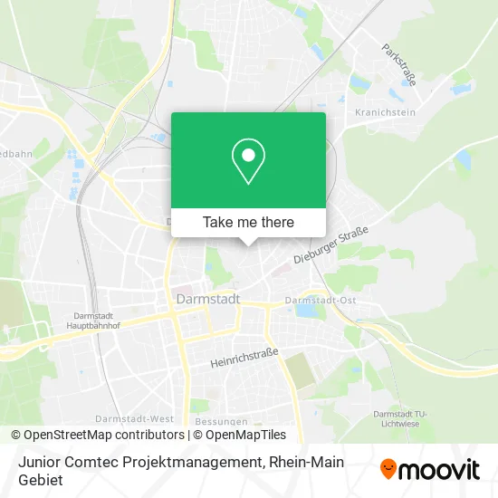 Карта Junior Comtec Projektmanagement