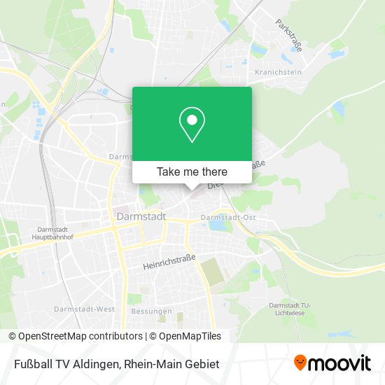 Fußball TV Aldingen map