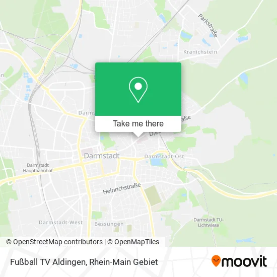 Карта Fußball TV Aldingen