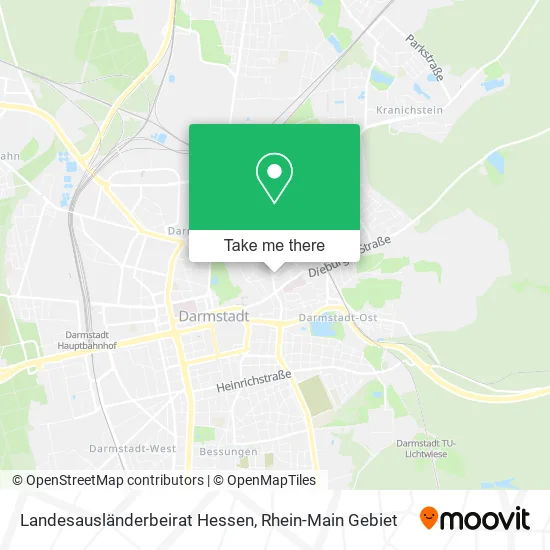 Карта Landesausländerbeirat Hessen