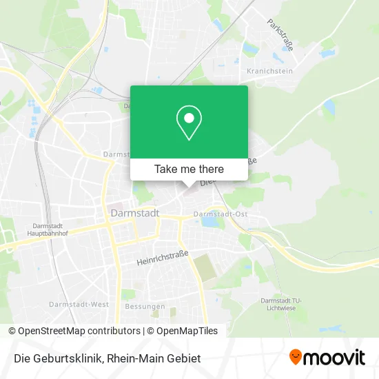 Карта Die Geburtsklinik