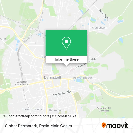 Карта Ginbar Darmstadt