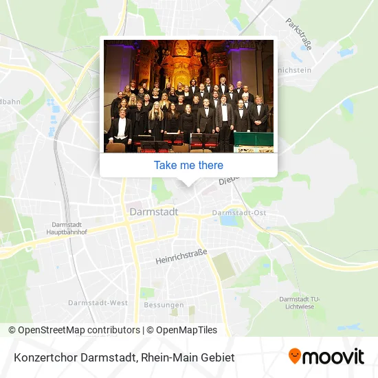 Карта Konzertchor Darmstadt