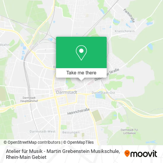 Карта Atelier für Musik - Martin Grebenstein Musikschule