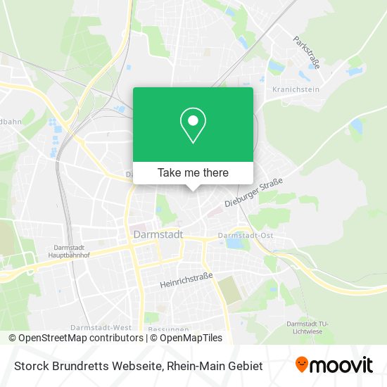 Storck Brundretts Webseite map