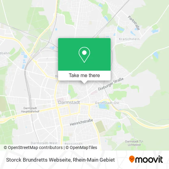 Карта Storck Brundretts Webseite