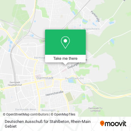 Deutschen Ausschuß für Stahlbeton map