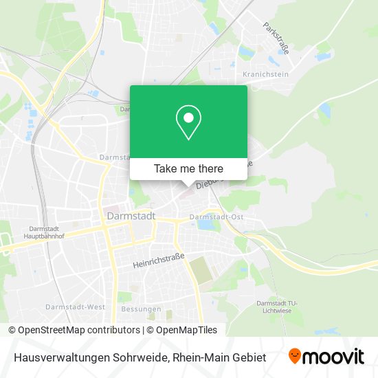 Hausverwaltungen Sohrweide map