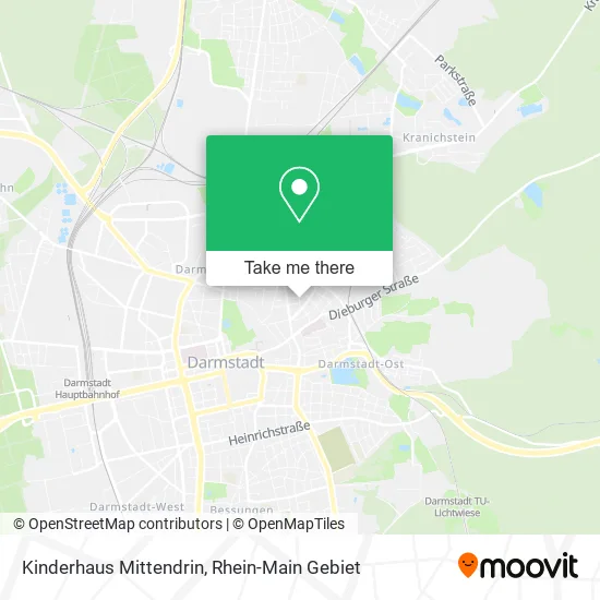 Карта Kinderhaus Mittendrin