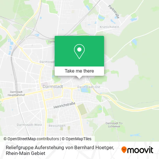 Карта Reliefgruppe Auferstehung von Bernhard Hoetger