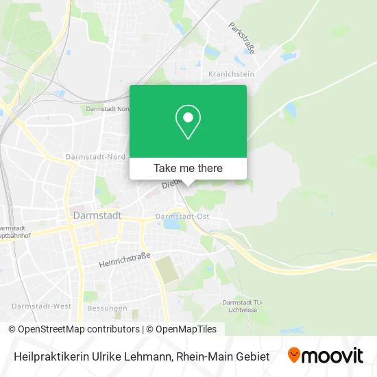 Карта Heilpraktikerin Ulrike Lehmann