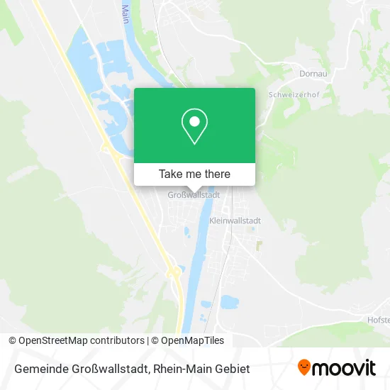 Карта Gemeinde Großwallstadt