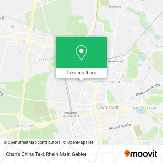 Карта Chan's China Taxi