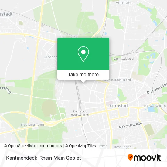 Карта Kantinendeck