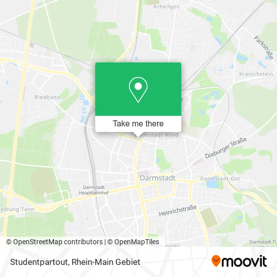 Карта Studentpartout