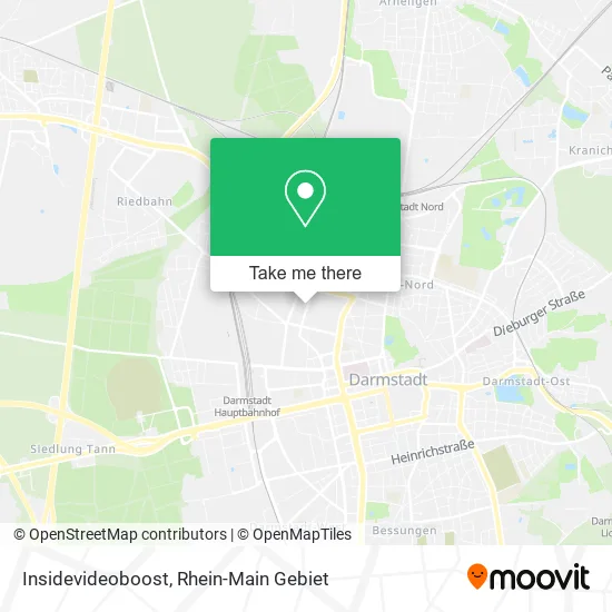 Карта Insidevideoboost