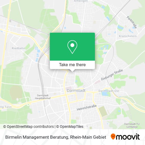 Birmelin Management Beratung map