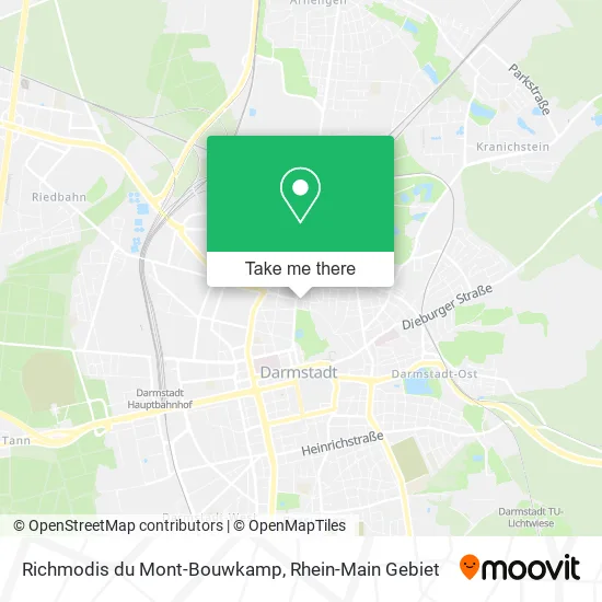 Карта Richmodis du Mont-Bouwkamp