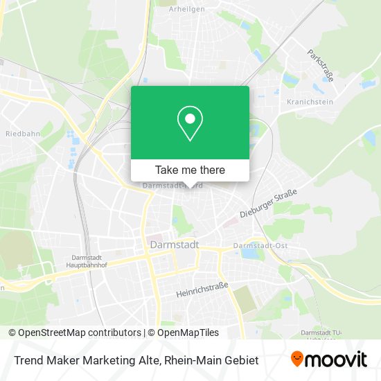 Trend Maker Marketing Alte map