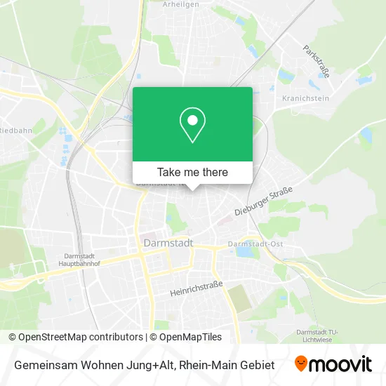 Карта Gemeinsam Wohnen Jung+Alt