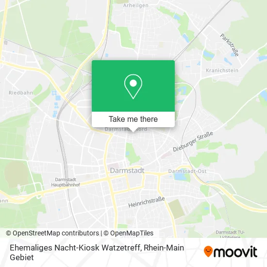 Карта Ehemaliges Nacht-Kiosk Watzetreff