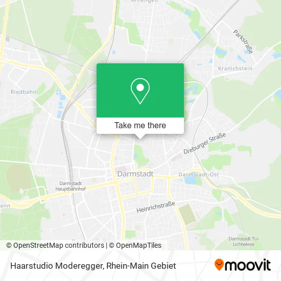Карта Haarstudio Moderegger