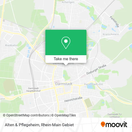 Карта Alten & Pflegeheim